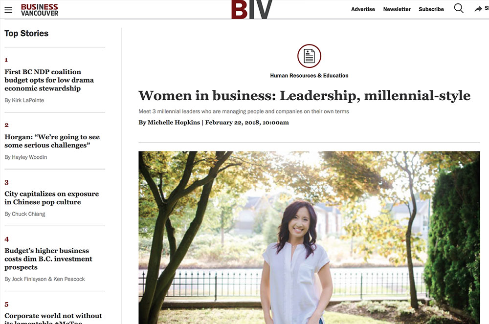 Women in business: Leadership, millennial-style